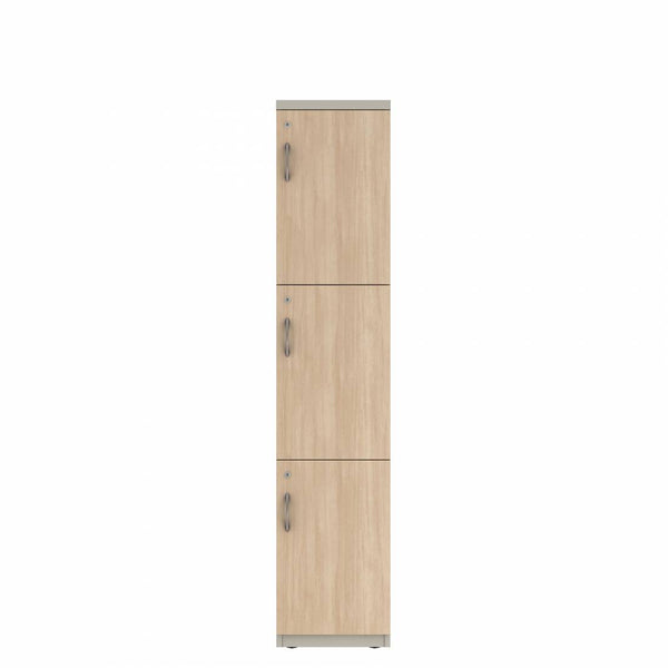 Prime™ 72"H Single Column Locker, Three Rows, 15"W x 18"D, Laminate Doors - Right Opening