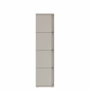 Prime™ 72"H Single Column Locker, Four Rows, 18"W x 18"D, Full Pull Doors - Left Opening