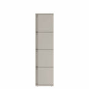 Prime™ 72"H Single Column Locker, Four Rows, 18"W x 18"D, Full Pull Doors - Right Opening