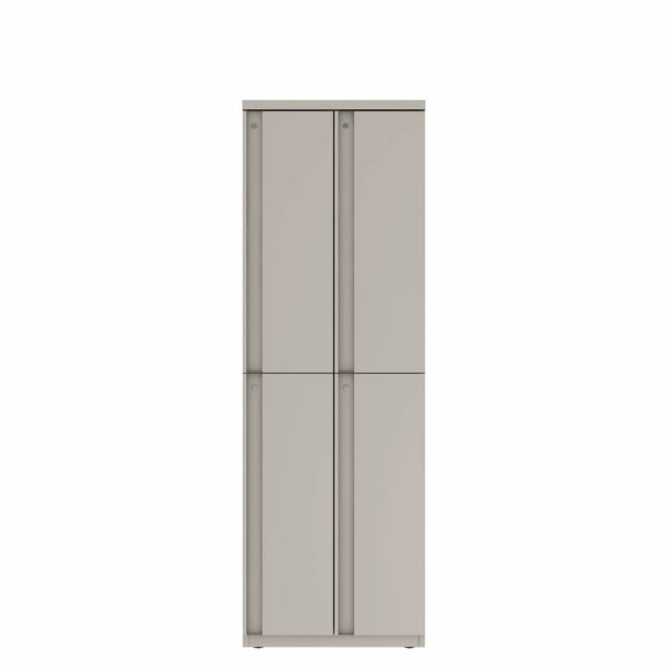 Prime™ 72"H Double Column Locker, Two Rows, 24"W x 18"D, Full Pull Doors - Right Opening