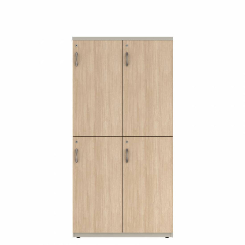 Prime™ 72"H Double Column Locker, Two Rows, 36"W x 18"D, Laminate Doors - Right Opening