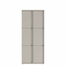 Prime™ 72"H Double Column Locker, Three Rows, 30"W x 18"D, Full Pull Doors - Left Opening
