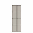 Prime™ 72"H Double Column Locker, Four Rows, 24"W x 18"D, Full Pull Doors - Right Opening