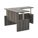 Aberdeen® Height-Adjustable Desk, Straight Front with Return, 72" W