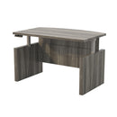 Aberdeen® Height-Adjustable Desk, Bow Front with Base, 72" W