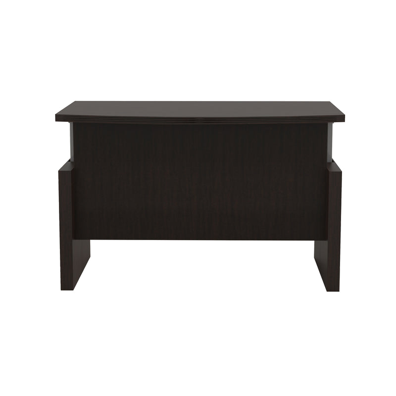 Aberdeen® Height-Adjustable Desk, Bow Front with Base, 72" W