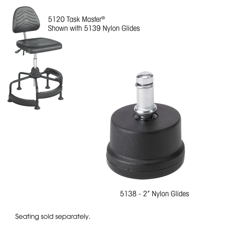 2" Nylon Glides For Task Master® Seating