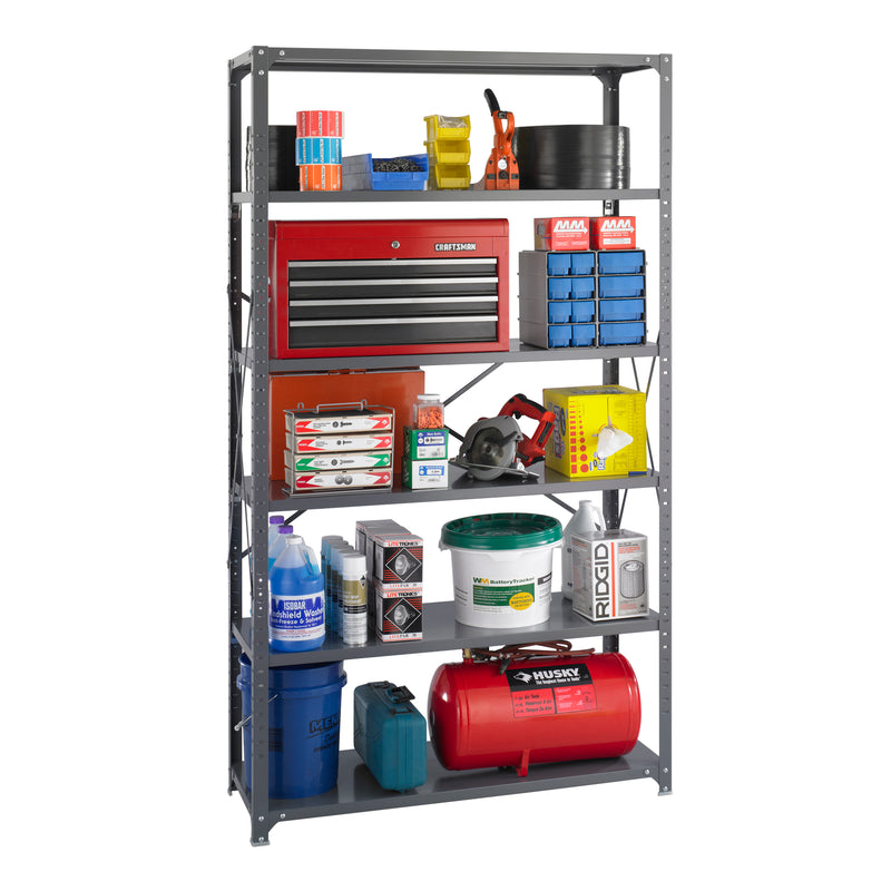 48 x 18 Industrial Steel Shelving 6 Shelf Pack