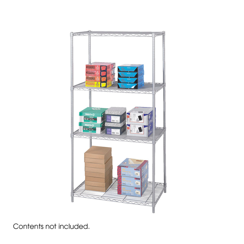 Industrial Wire Shelving Starter Unit, 36 x 24"