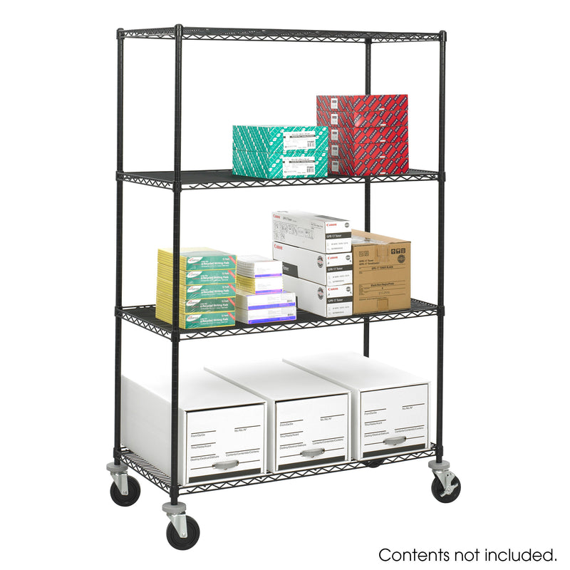 Industrial Wire Shelving Starter Unit, 48 x 24"