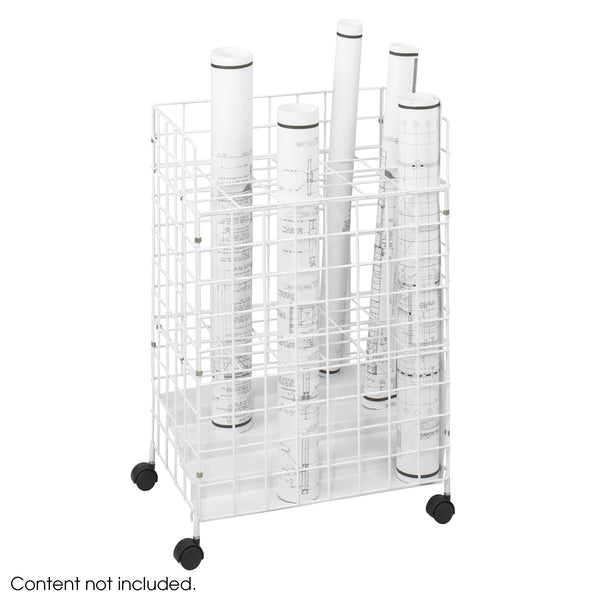 Tiered Wire Roll File, 24 Compartment