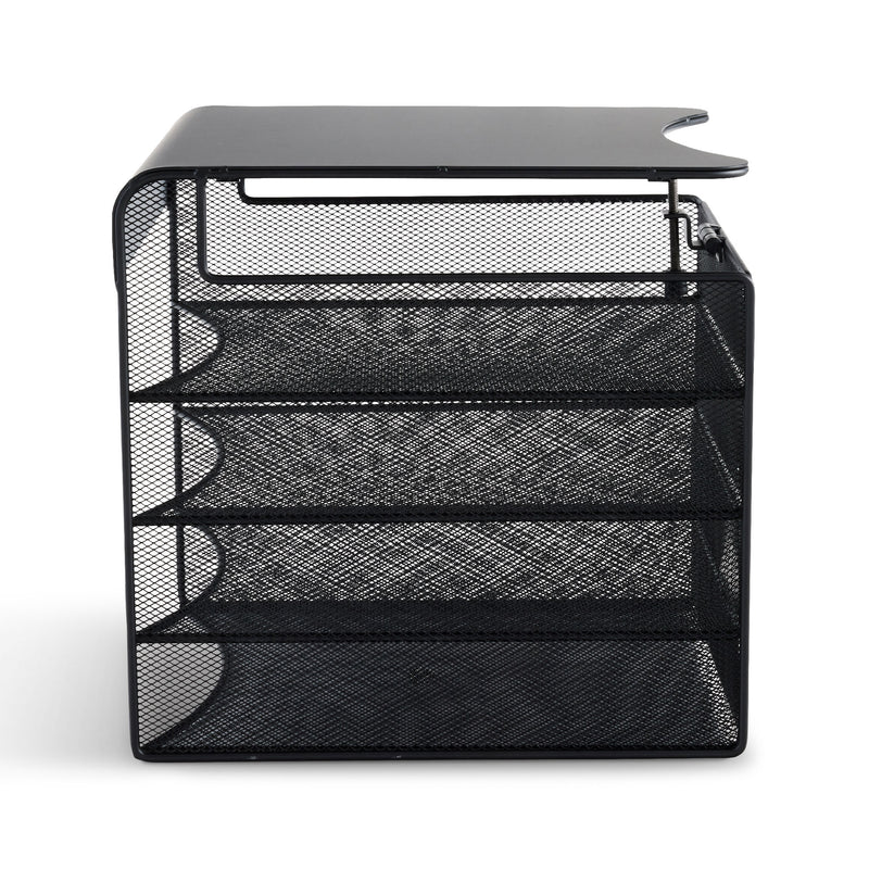 Onyx™ Mesh Solid Top Horizontal Hanging Storage