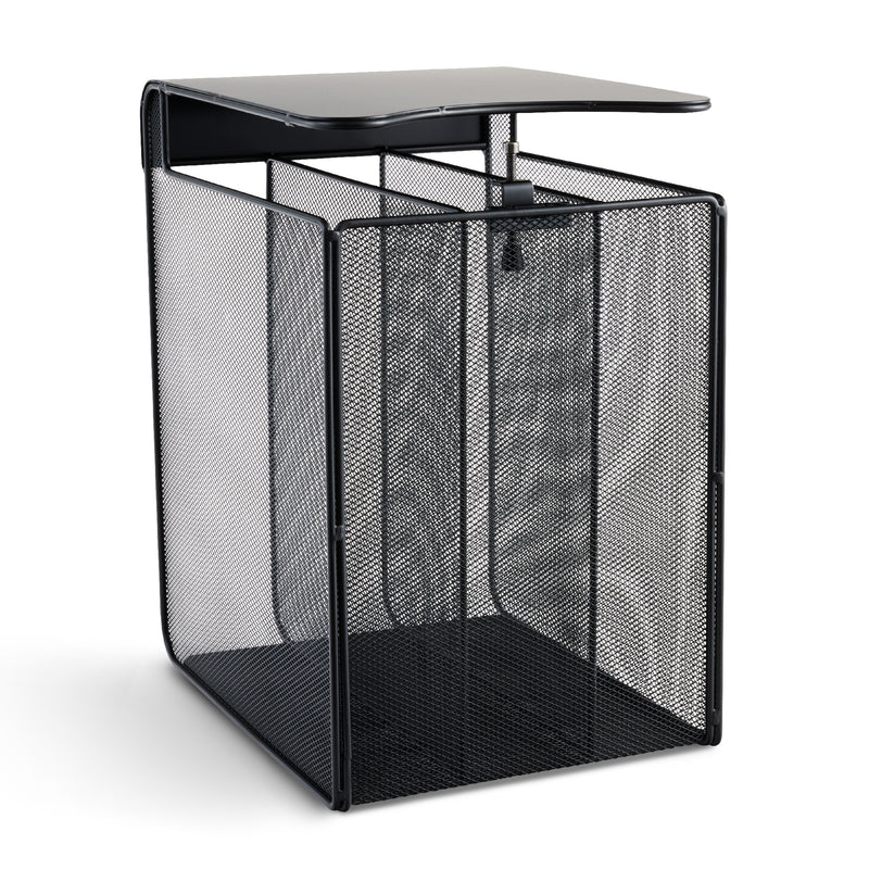 Onyx™ Mesh Solid Top Vertical Hanging Storage