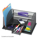 Onyx™ Steel Mesh Organizer With 3 Drawers