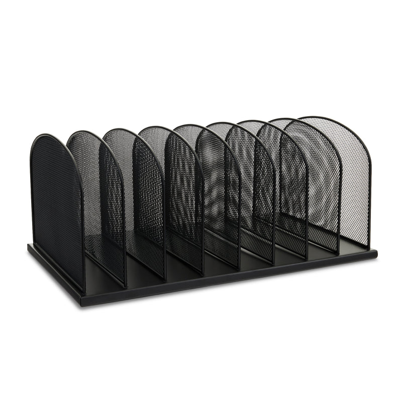 Onyx™ Mesh Desk Organizer 8 Upright Sections