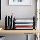 Onyx™ Mesh Desk Organizer 3 Horizontal/3 Upright sections