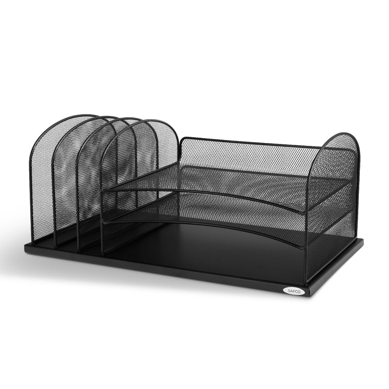 Onyx™ Mesh Desk Organizer 3 Horizontal/3 Upright sections