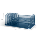 Onyx™ Mesh Desk Organizer 3 Horizontal/3 Upright sections