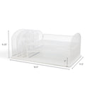 Onyx™ Mesh Desk Organizer 3 Horizontal/3 Upright sections