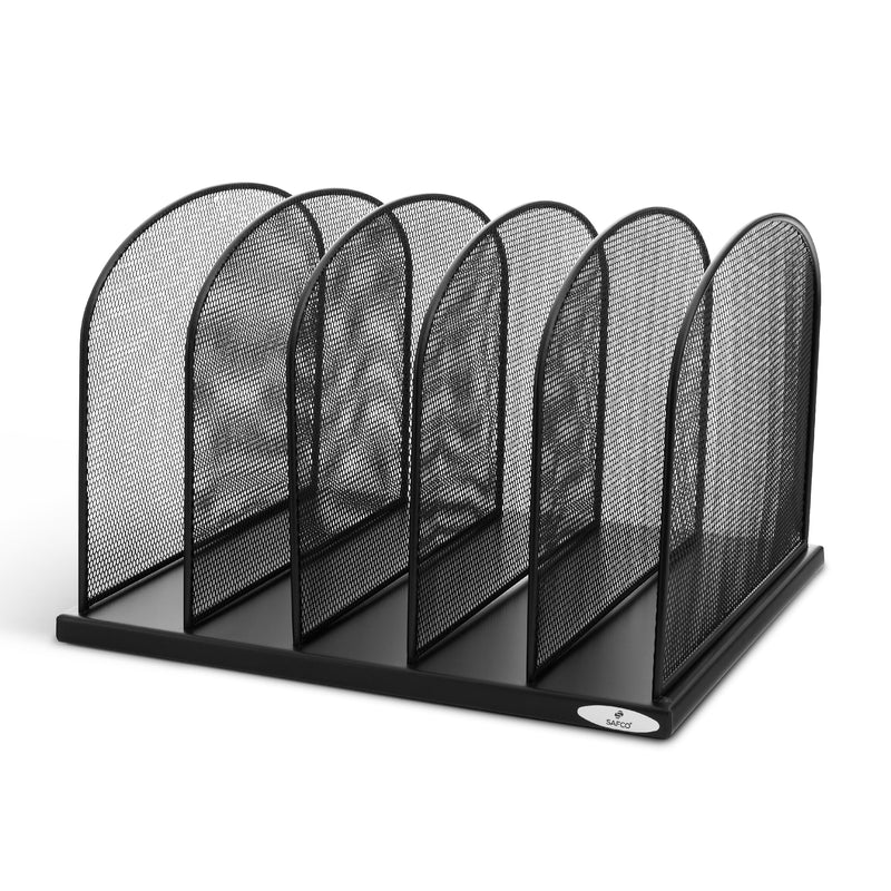 Onyx™ Mesh Desk Organizer 5 Upright Sections