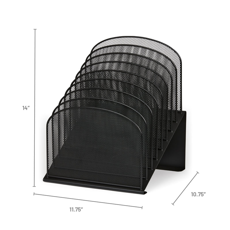 Onyx™ Mesh Desk Organizer 8 Tiered Sections