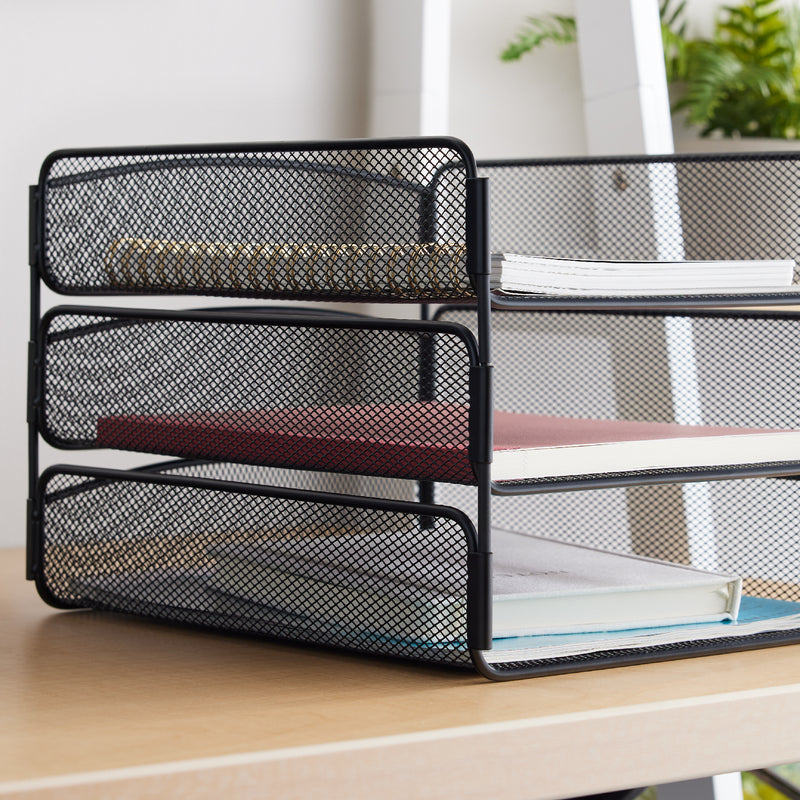 Onyx™ Mesh Triple Tray Organizer