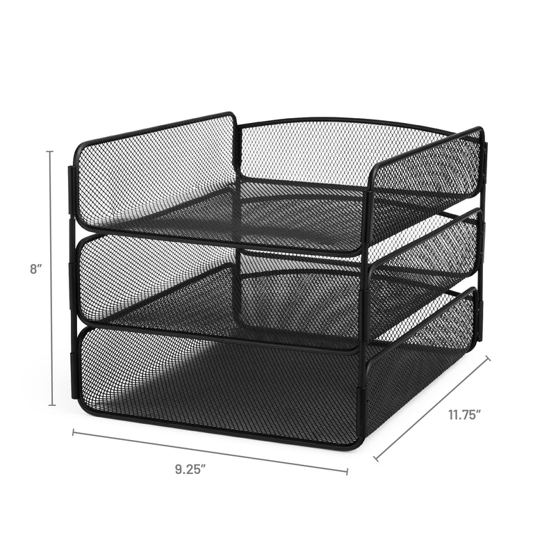 Onyx™ Mesh Triple Tray Organizer