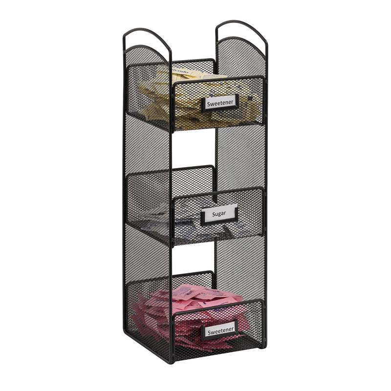 Onyx™ Mesh Tower Break Room Organizer