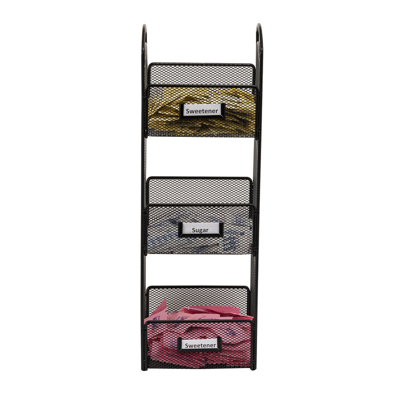 Onyx™ Mesh Tower Break Room Organizer