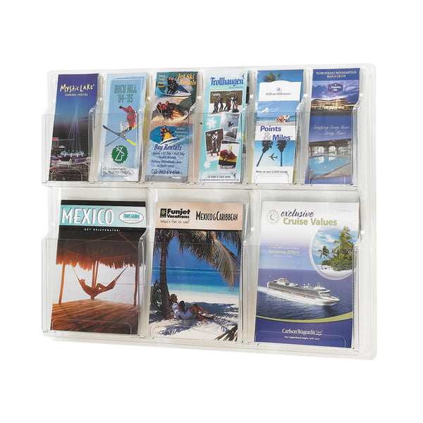 Reveal™ 3 Magazine and 6 Pamphlet Display