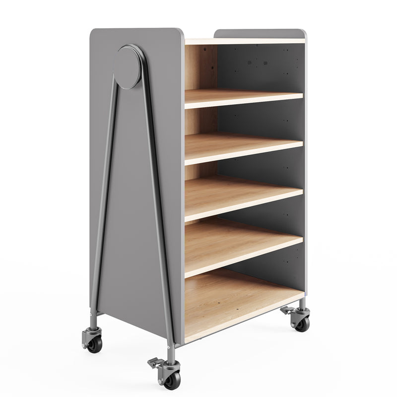 Whiffle Typical 2 Double Column 48”, Double Shelves, No Doors