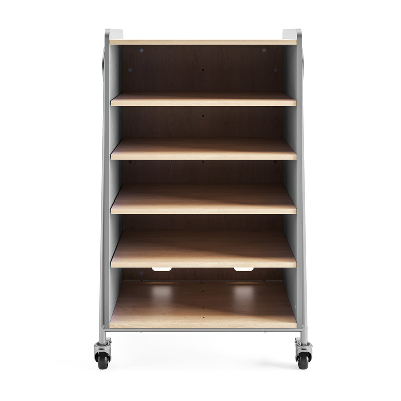 Whiffle Typical 2 Double Column 48”, Double Shelves, No Doors