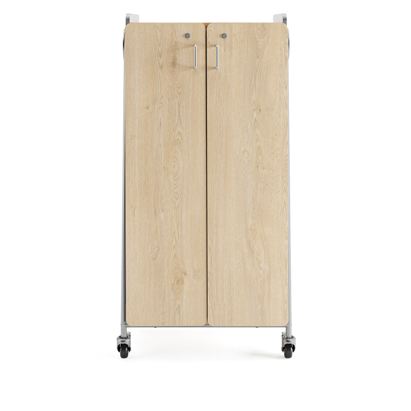 Whiffle Typical 5 Double 60", Wardrobe Bar & Single Shelves, Two Double Doors