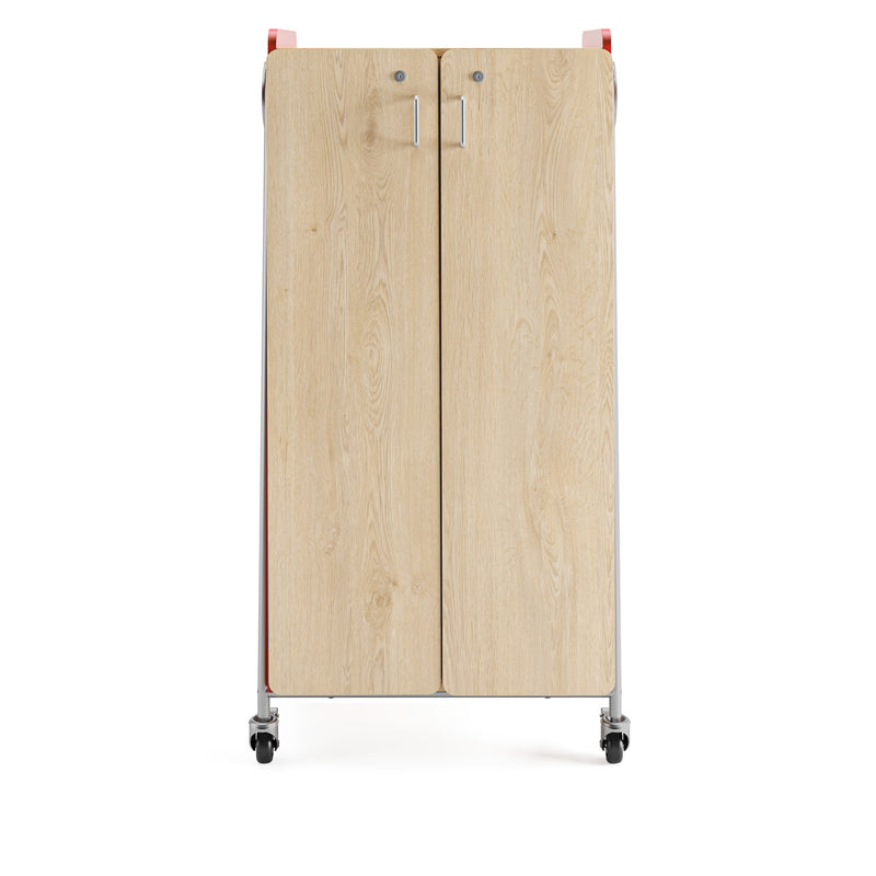 Whiffle Typical 5 Double 60", Wardrobe Bar & Single Shelves, Two Double Doors