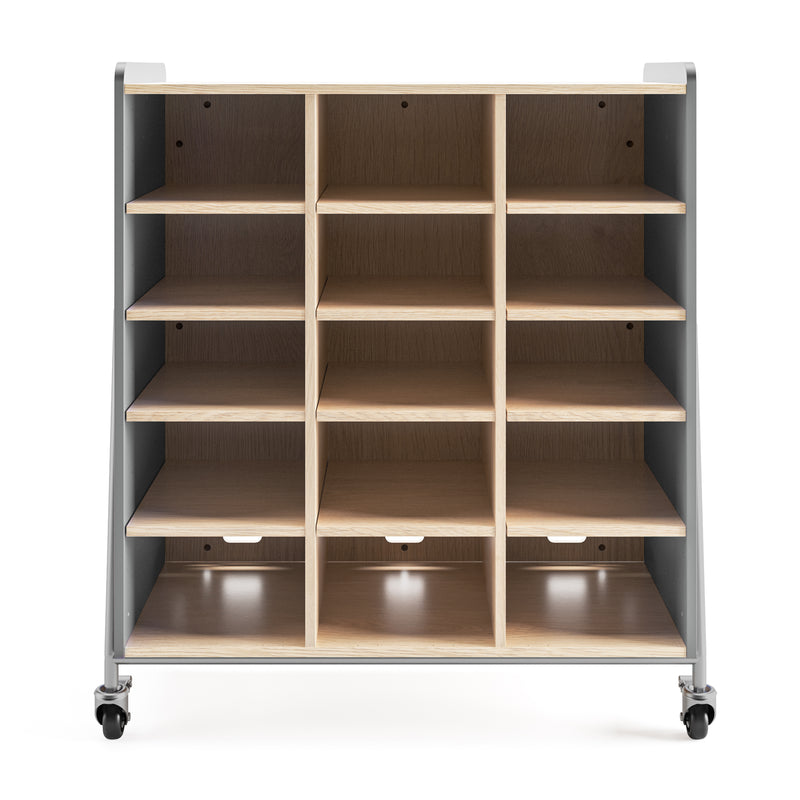 Whiffle Typical 11 Triple Column 48", Single Shelves