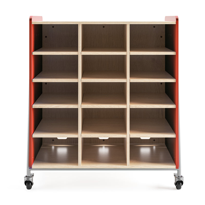 Whiffle Typical 11 Triple Column 48", Single Shelves