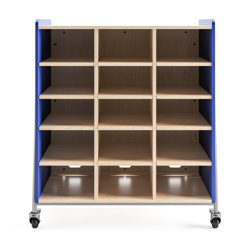 Whiffle Typical 11 Triple Column 48", Single Shelves