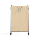 Whiffle Typical 14 Double Column 48" Totes & Single Shelves, Two Double Doors