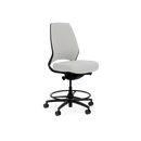 4-UP Sit-To-Stand Stool Upholstered Back