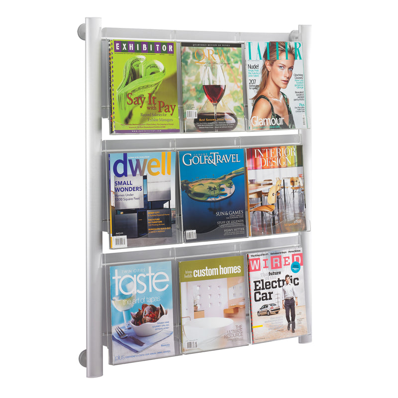 Luxe™ Magazine Rack - 9 pocket