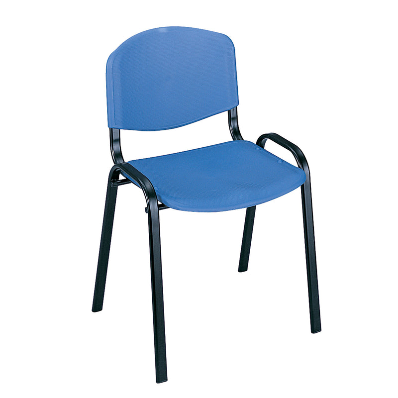 Safco Stack Chairs High Impact Polypropylene Seat And Back (Qty. 4)