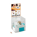 Large Acrylic Collection Boxes With Lock