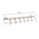 Resi Coat Wall Rack 6 Hooks