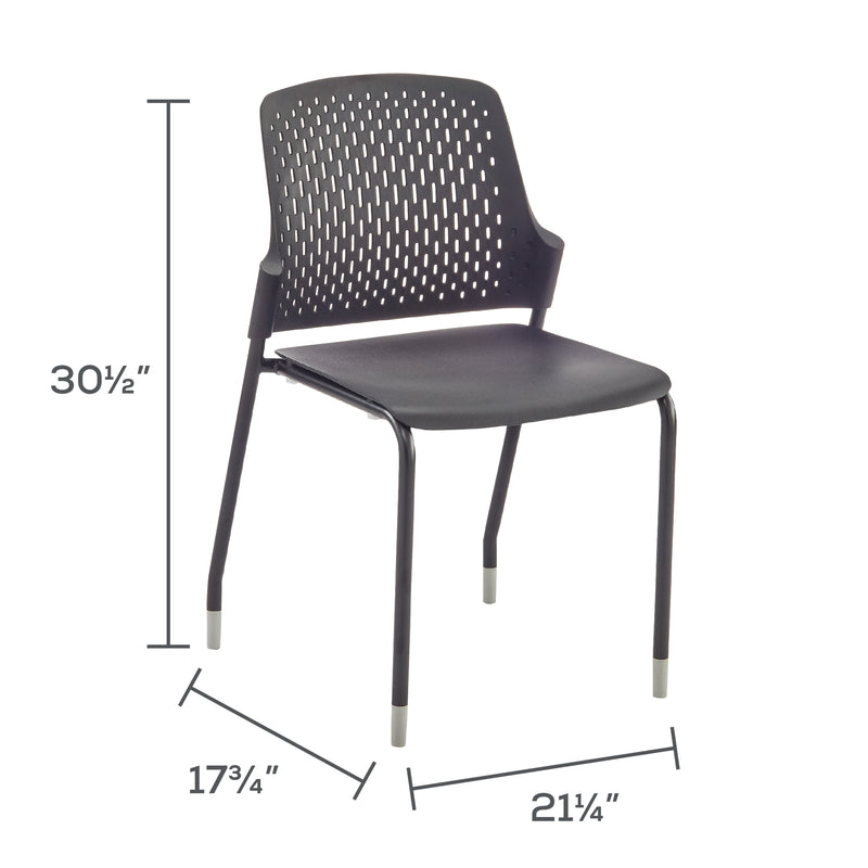 Next™ Stack Chair High Impact Polypropylene Seat And Back (qty. 4)