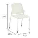 Next™ Stack Chair High Impact Polypropylene Seat And Back (qty. 4)