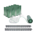 Aleco Clear-Flex II Anti-Static 3'x7' Door Kit w/ MaxBullet Polymer Hardware