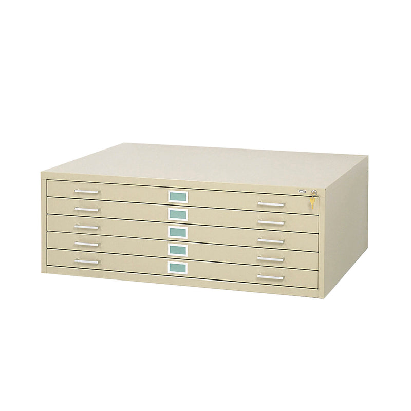 5-Drawer Steel Flat File for 36" x 48" Documents