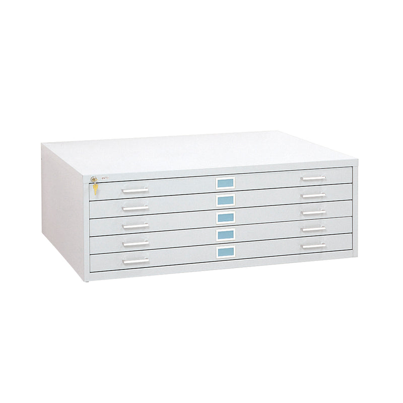 5-Drawer Steel Flat File for 36" x 48" Documents