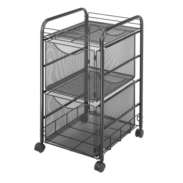 Onyx™ Mesh File Cart with 2 File Drawers