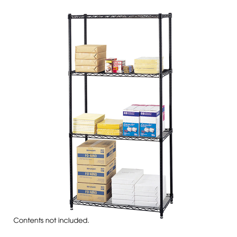 Commercial Wire Shelving Starter Unit, 36 x 18"